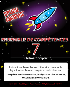 French Edition Rocket Series R-07 Numerals & Counting