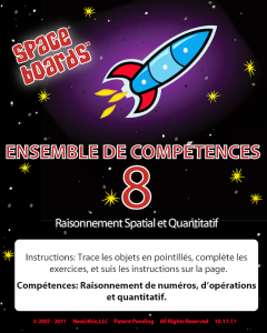 French Edition Rocket Series R-08 Spacial & Quantitative Reasoning
