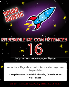 French Edition Rocket Series R-16 Mazes, Sequencing & Time