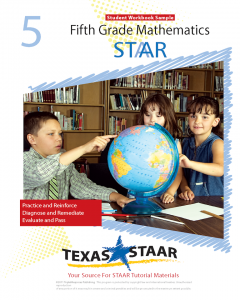 Texas STAAR 5th Grade Math Student Workbook Sample w/Answers