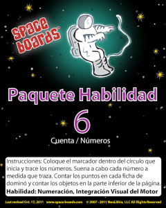 Spanish Edition Astronaut Series A-06 Numbers & Counting