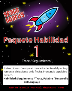 Spanish Edition Rocket Series R-01 Tracking & Tracing