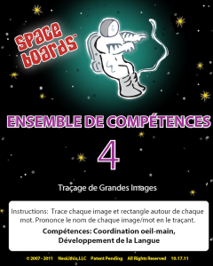 French Edition Astronaut Series A-04 Tracing Large Pictures