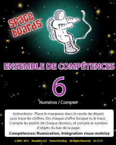 French Edition Astronaut Series A-06 Numbers & Counting