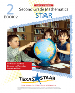 Texas STAAR 2nd Grade Math Student Workbook 2 w/Answers