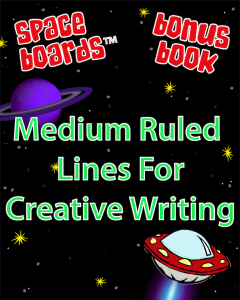 Free Bonus Book Medium Ruled Lines for Creative Writing