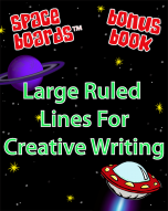 Free Bonus Book Large Ruled Lines for Creative Writing