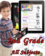 Second Grade Bundle: Math, Science, Social Studies and Language Arts