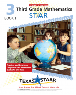 Texas STAAR 3rd Grade Math Student Workbook 1 w/Answers