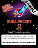 Sample Rocket Series R-08 Spacial & Quantitative Reasoning