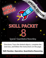 Special Edition Rocket Series R-08 Spacial & Quantitative Reasoning