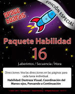 Spanish Special Edition Rocket Series R-16 Mazes, Sequencing & Time