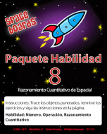 Spanish Edition Rocket Series R-08 Spacial & Quantitative Reasoning
