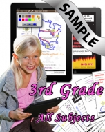 Sample Bundle 3rd Grade: Math, Science, Lang. Arts & Social Studies