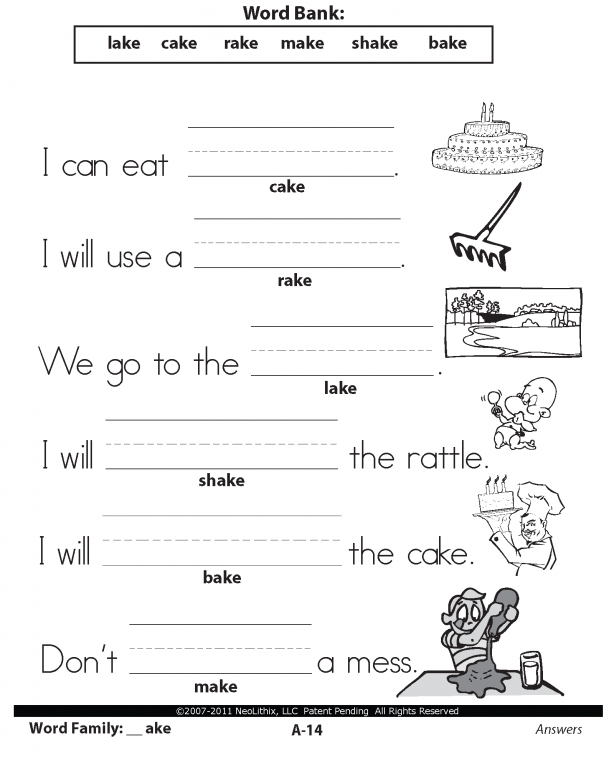 Free Printable Language Arts Pdf Worksheets For 1st Grade