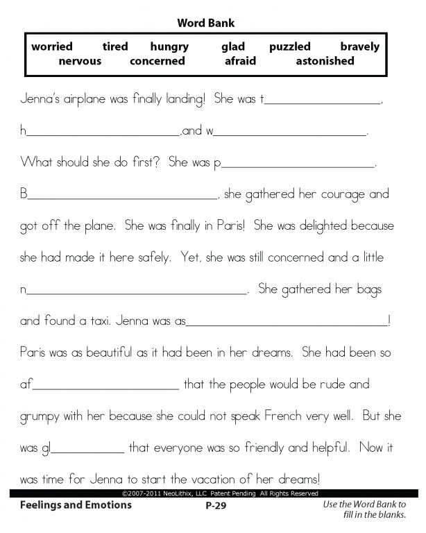 Free Printable Grade 3 Language Arts Worksheets